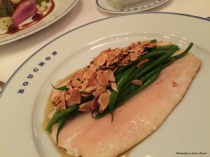 Sautéed Idaho rainbow trout, haricots verts, toasted almonds & beurre noisette